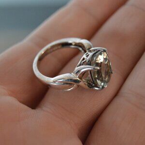 Vintage Aquamarine Ring With Large Multi-Carat Stone, Size 7